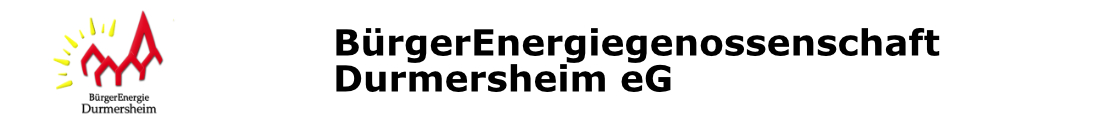 BürgerEnergiegenossenschaft Durmersheim eG