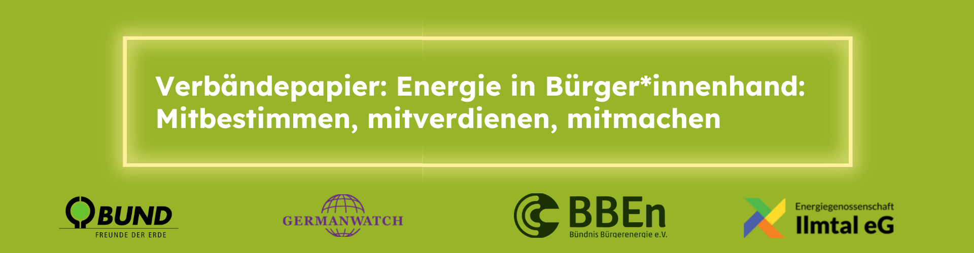 Zivilgesellschaftliches Bündnis fordert Bürger*innenenergie-Gipfel