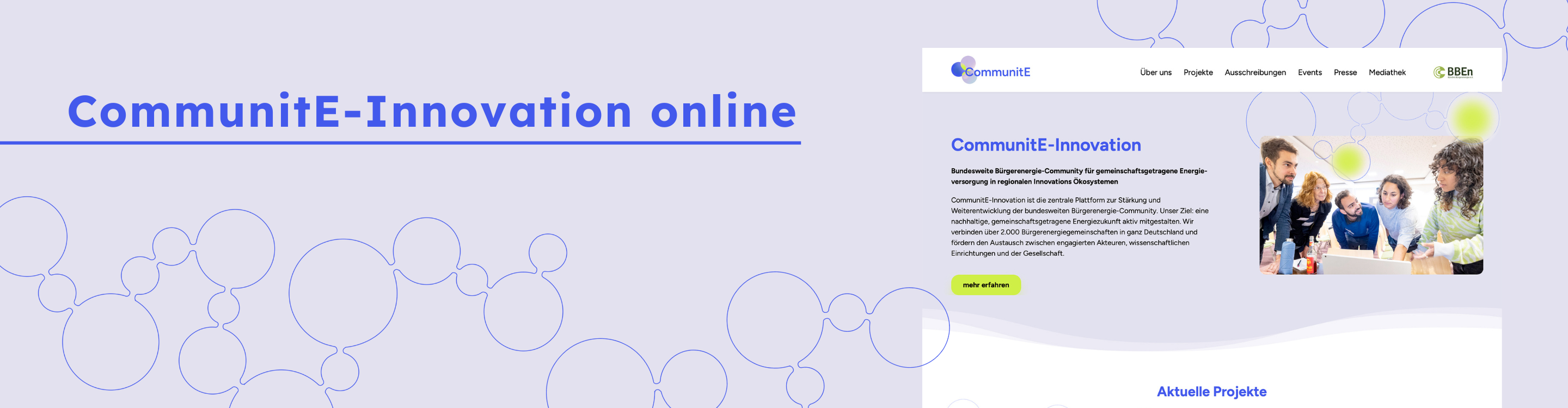 Launch der Website CommunitE-Innovation