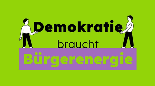 Mach mit bei der Bürgerenergie-Challenge – Demokratie braucht Bürgerenergie