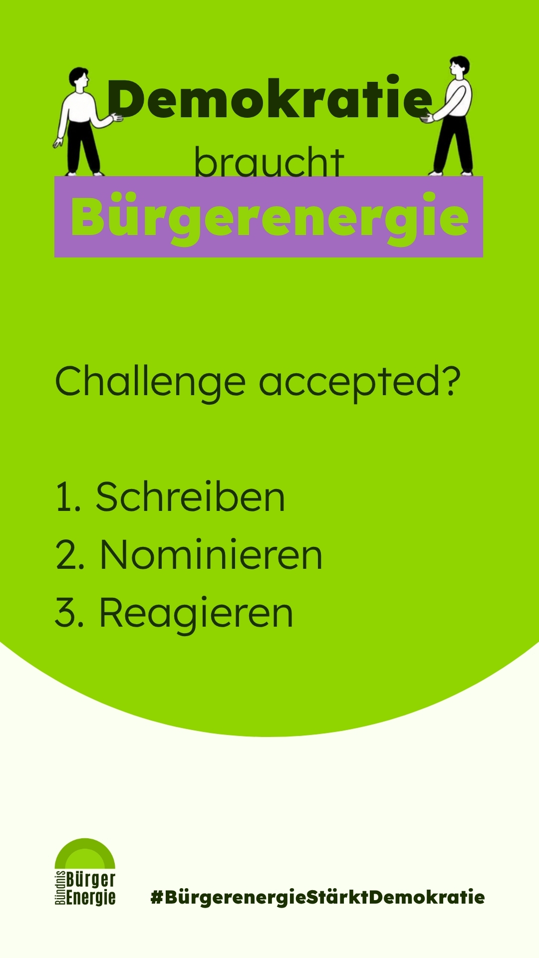 Mach mit bei der Bürgerenergie-Challenge – Demokratie braucht Bürgerenergie